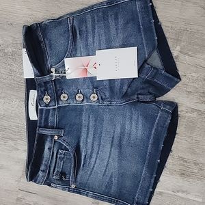 KANCAN MIDRISE JEAN SHORTS